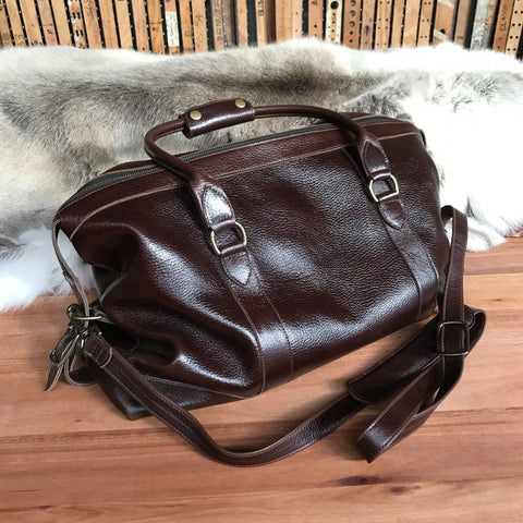Leather Saddle Satchel