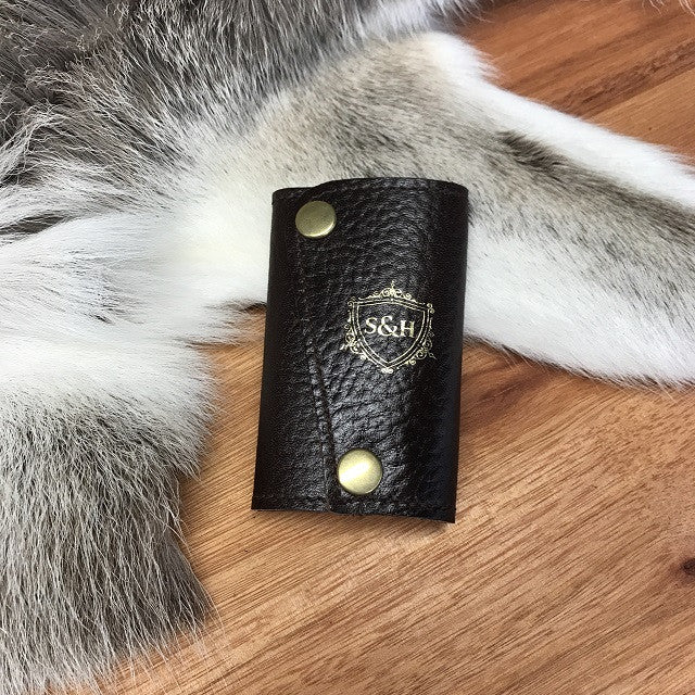 Leather Keyring - Swagger & Hide | Our leather luggage accessories and leather travel bags make the perfect gift for him!  All of our products are handcrafted and personalised.