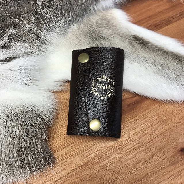 Leather Keyring - Swagger & Hide | Our leather luggage accessories and leather travel bags make the perfect gift for him!  All of our products are handcrafted and personalised.