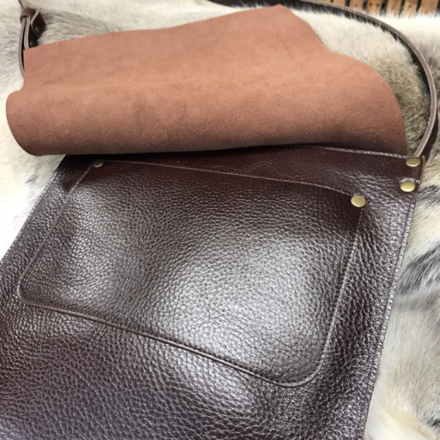Leather Saddle Satchel - Swagger & Hide | Our leather luggage accessories and leather travel bags make the perfect gift for him!  All of our products are handcrafted and personalised.